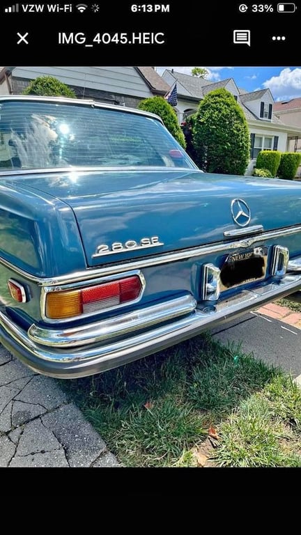 1972 Mercedes-Benz 280 SE For Sale in Bellerose, NY | USA