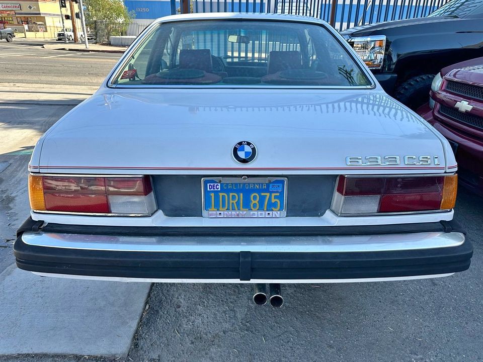 1982 BMW 633CSi For Sale in Pacoima, CA | USA